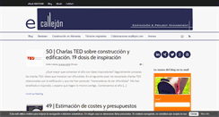 Desktop Screenshot of ecallejon.com