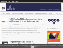 Tablet Screenshot of ecallejon.com